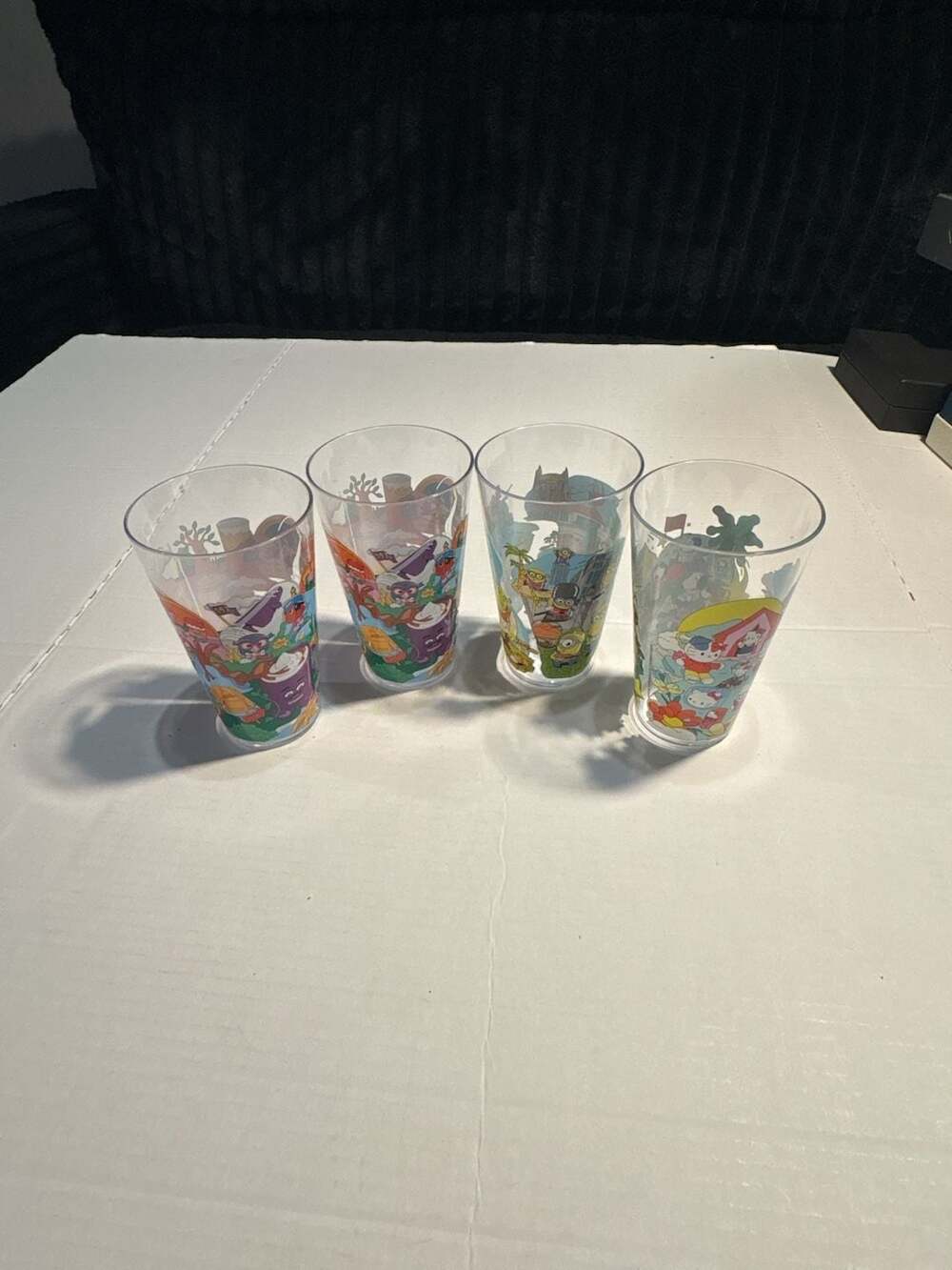 Set of 4 McDonald's Collector's Edition 2024 Plastic Drinking Glasses